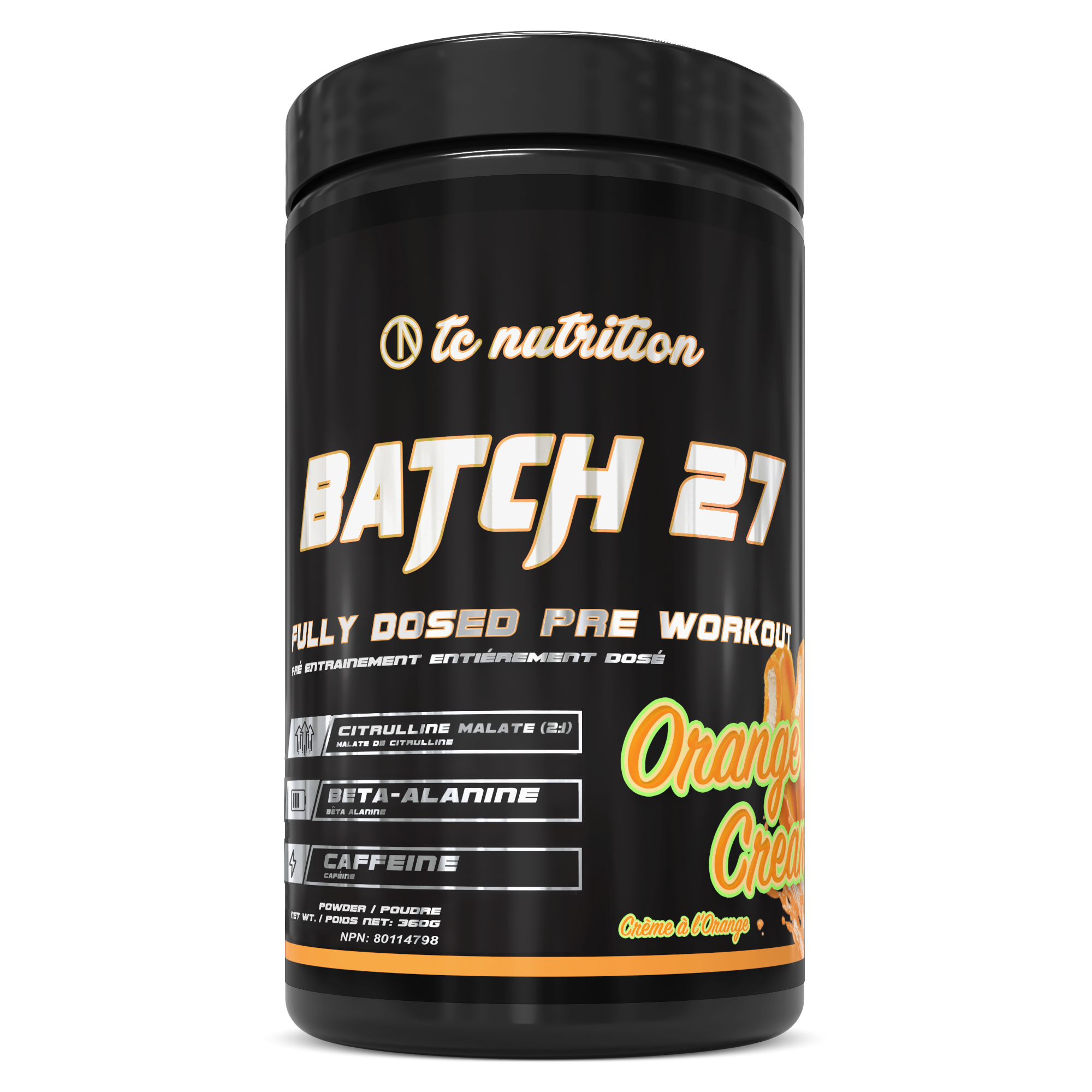 TC Nutrition Batch 27 Pre-Workout (Stim) 40 Servings