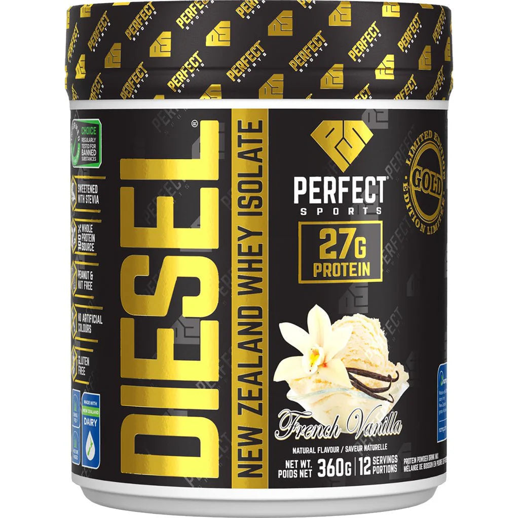 Perfect Sports Diesel New Zealand Whey Isolate 360g, 2LB & 5LB