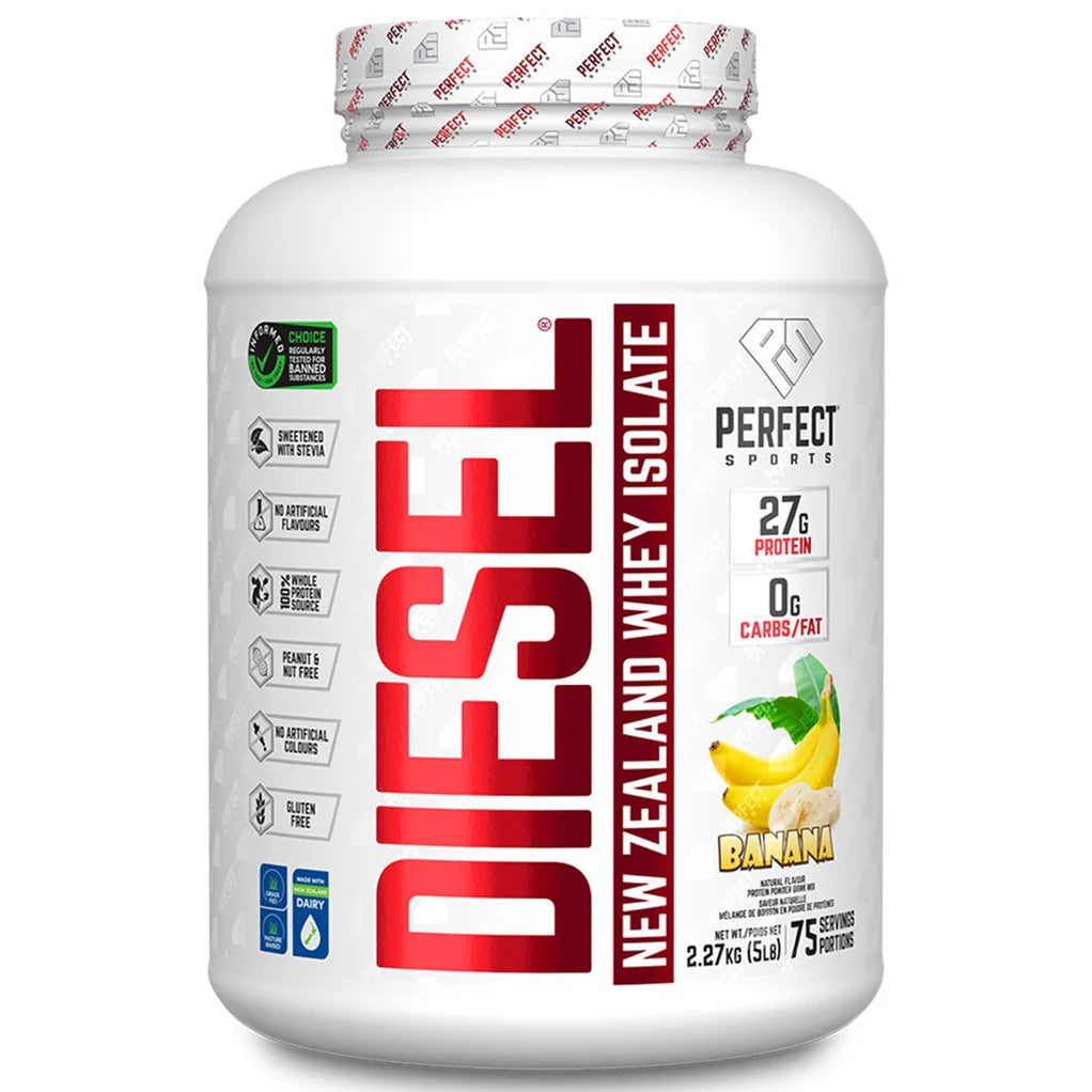 Perfect Sports Diesel New Zealand Whey Isolate 360g, 2LB & 5LB