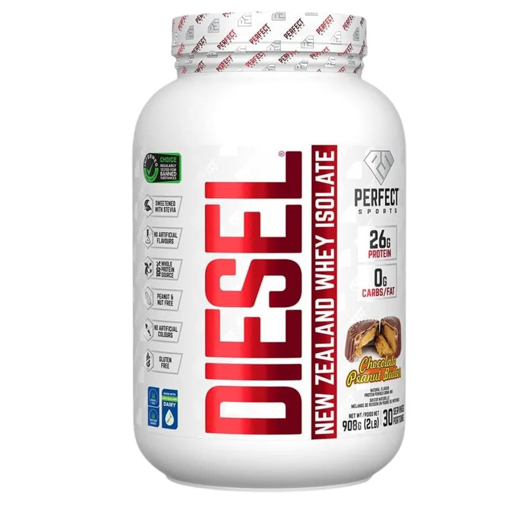 Perfect Sports Diesel New Zealand Whey Isolate 360g, 2LB & 5LB