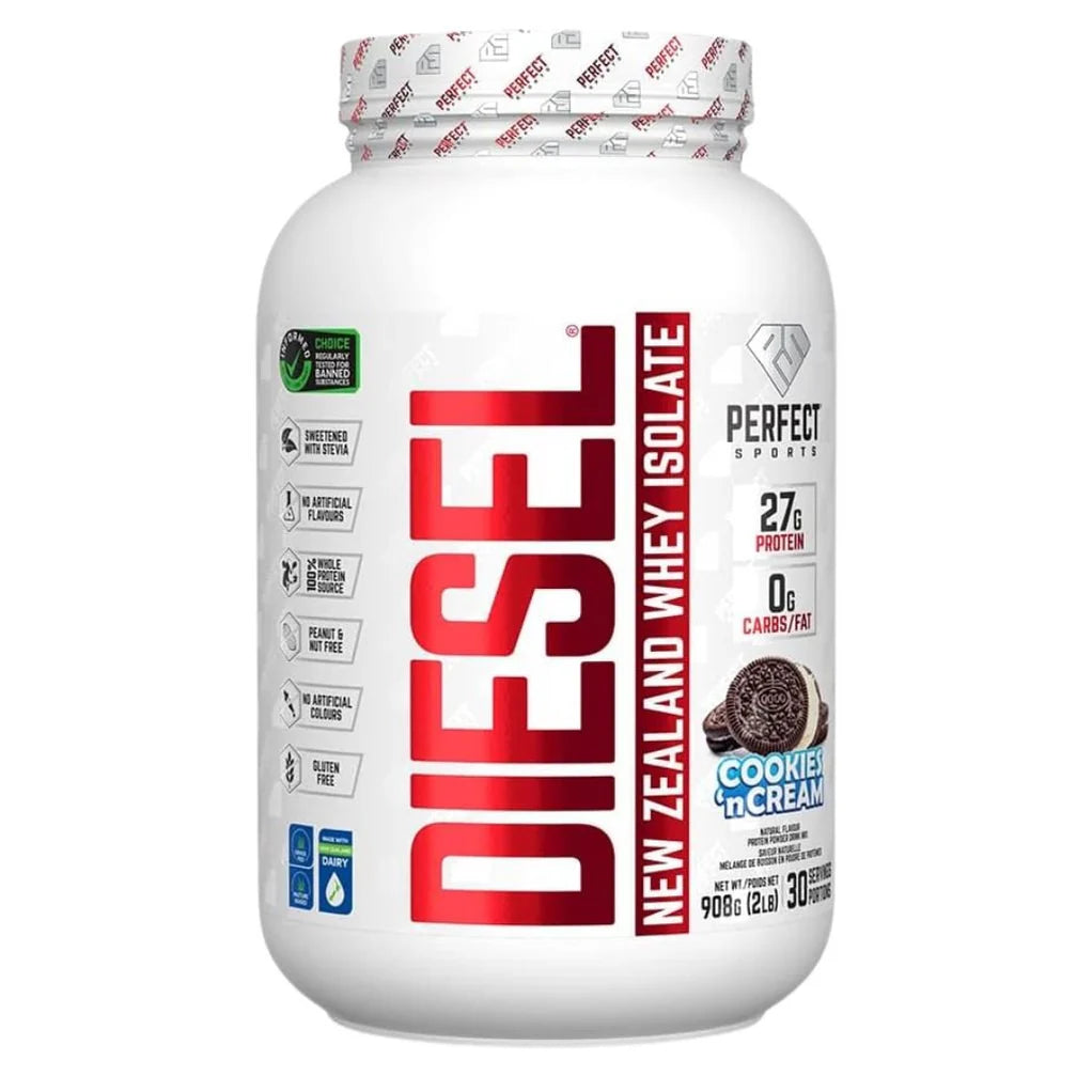 Perfect Sports Diesel New Zealand Whey Isolate 360g, 2LB & 5LB