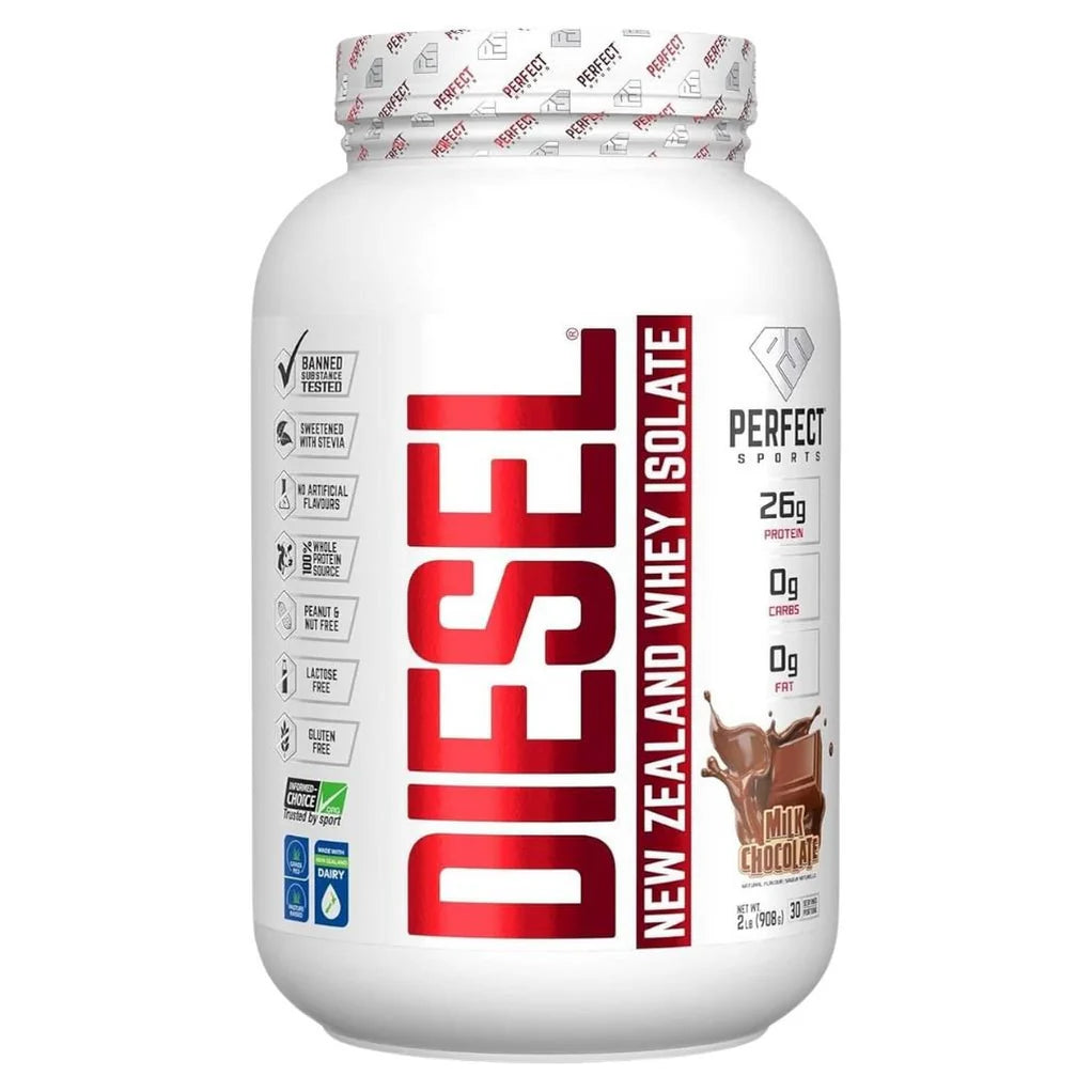 Perfect Sports Diesel New Zealand Whey Isolate 360g, 2LB & 5LB