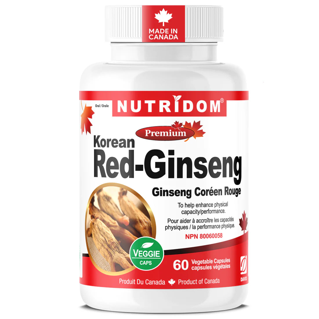 Nutridom Korean Red-Ginseng 60 Capsules