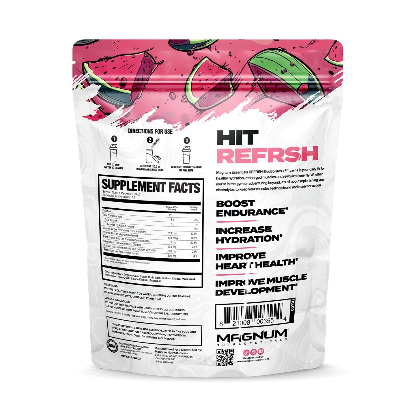 Magnum Refresh Electrolytes x Vitamins 15 Servings