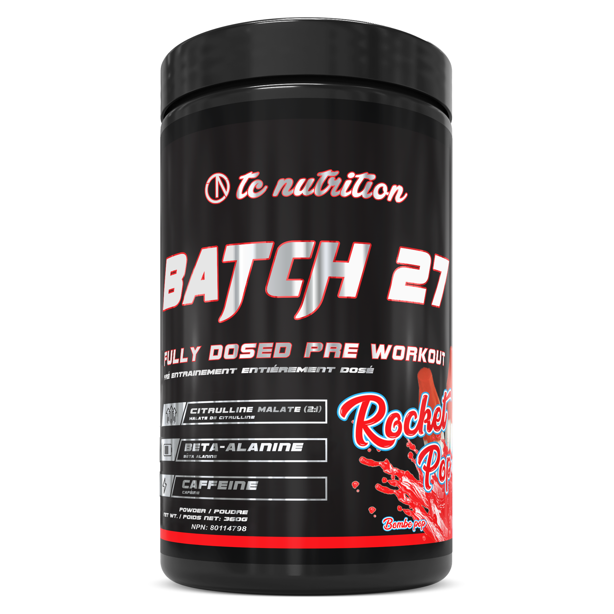 TC Nutrition Batch 27 Pre-Workout (Stim) 40 Servings