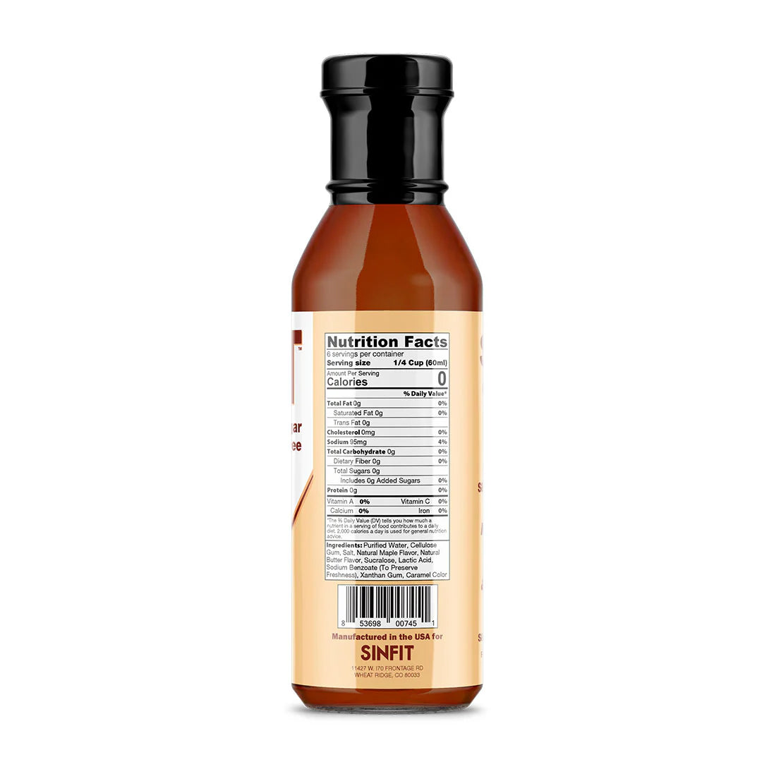 Sinfit Sugar Free Maple Syrup 355ml