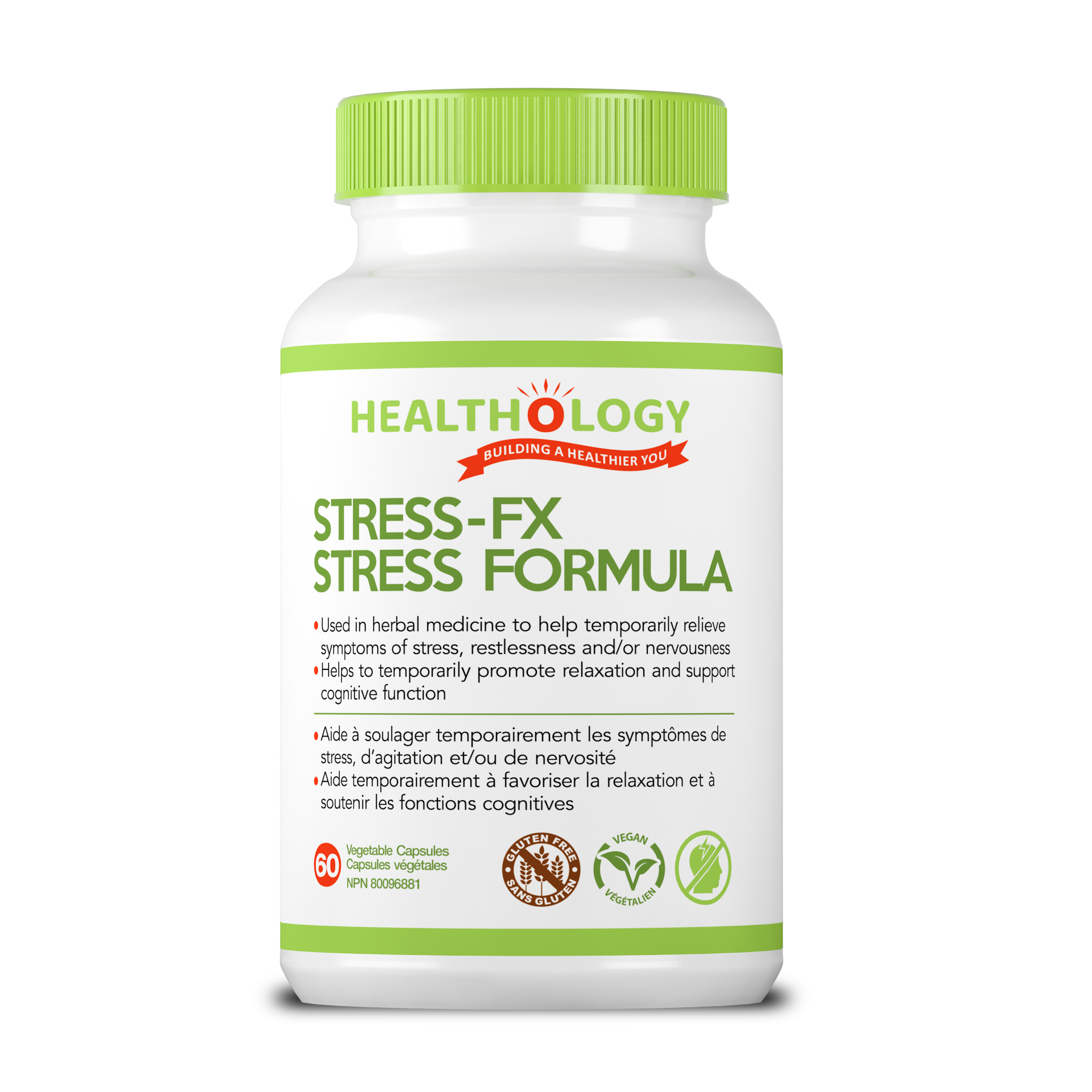 Healthology Stress-FX 60 Capsules (Clearance)