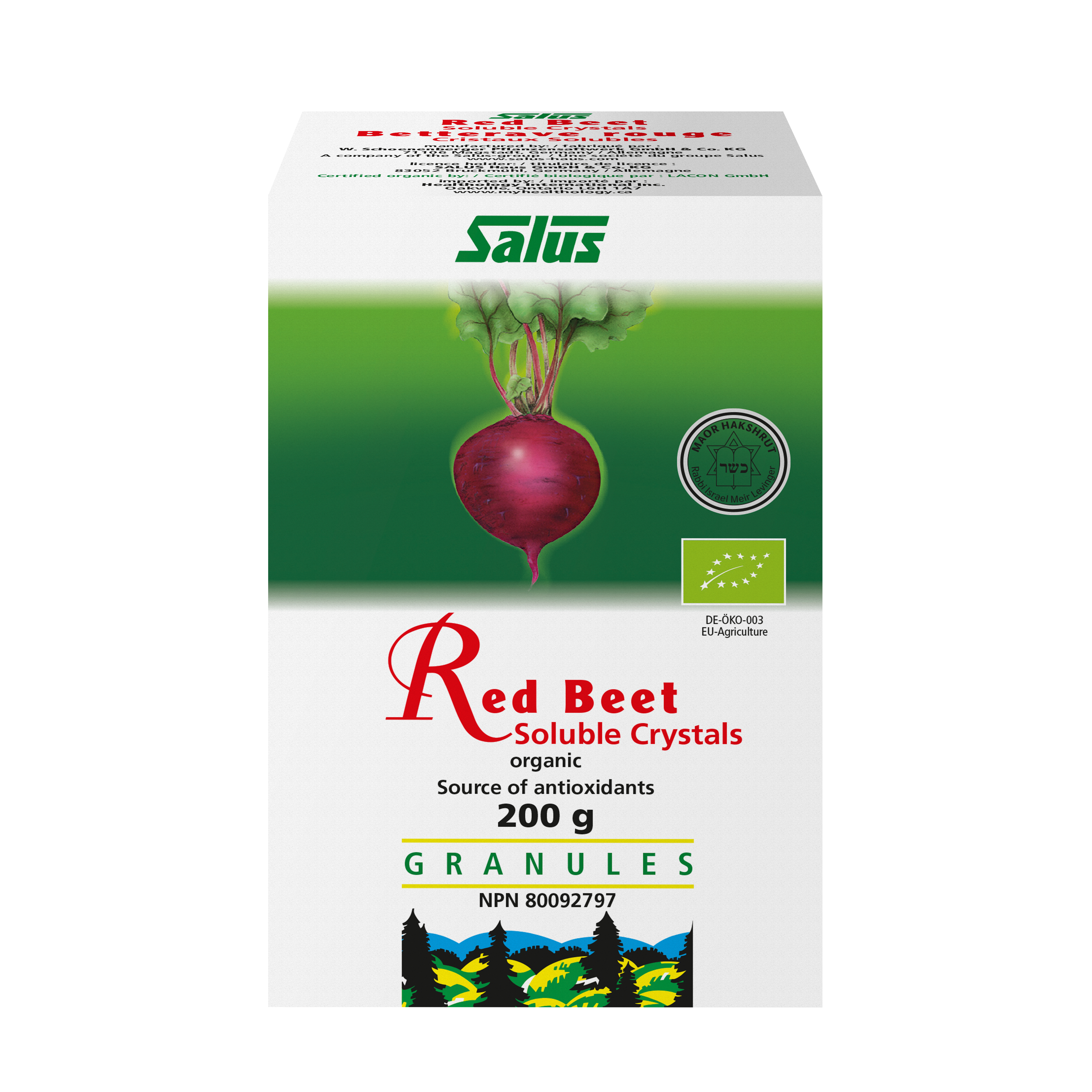 Salus Red Beet Soluble Crystals 200g