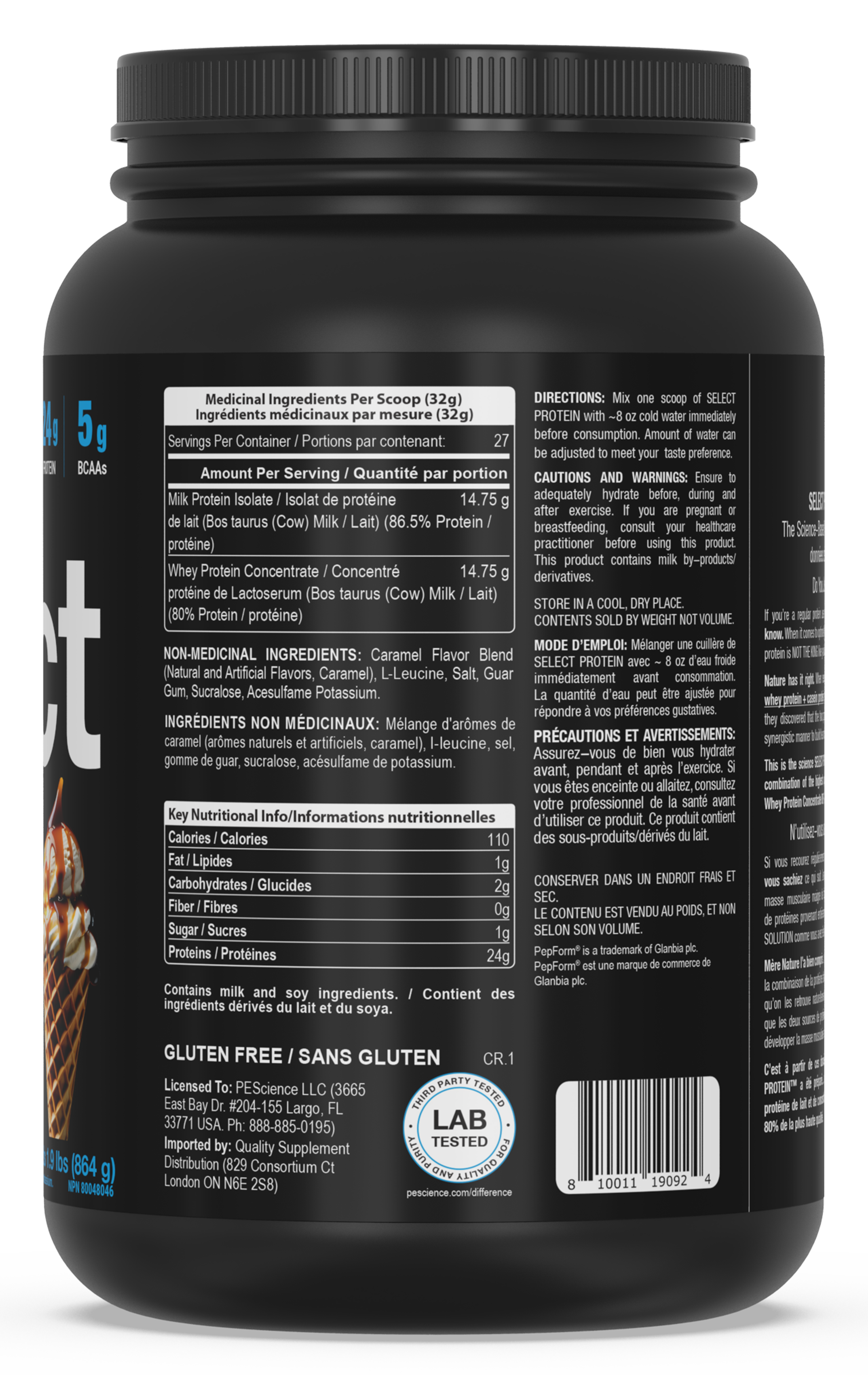 PEScience Select Protein 27 & 55 Servings