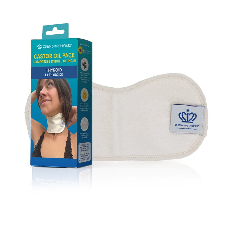 Queen of the Thrones Castor Oil Packs - Hair, Liver, Thyroid, Breasts