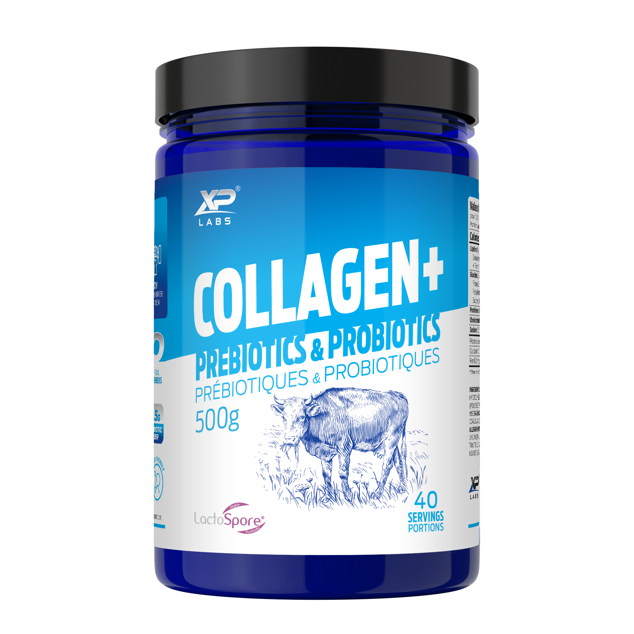 XP Labs Collagen + Prebiotic & Probiotic 500g
