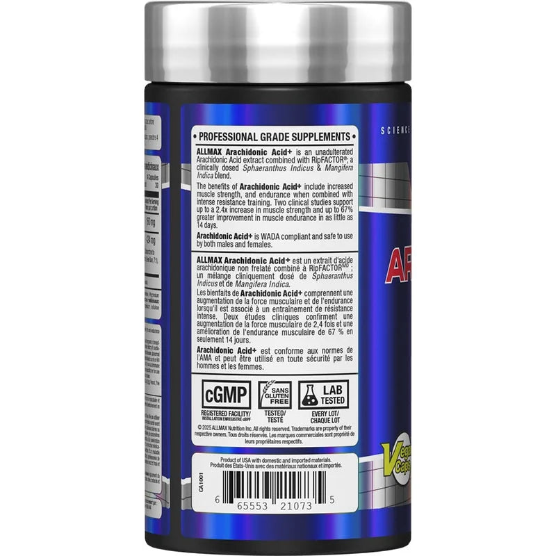 Allmax Arachidonic Acid+ 120 Capsules