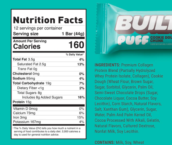 Built Bar Puffs 40g