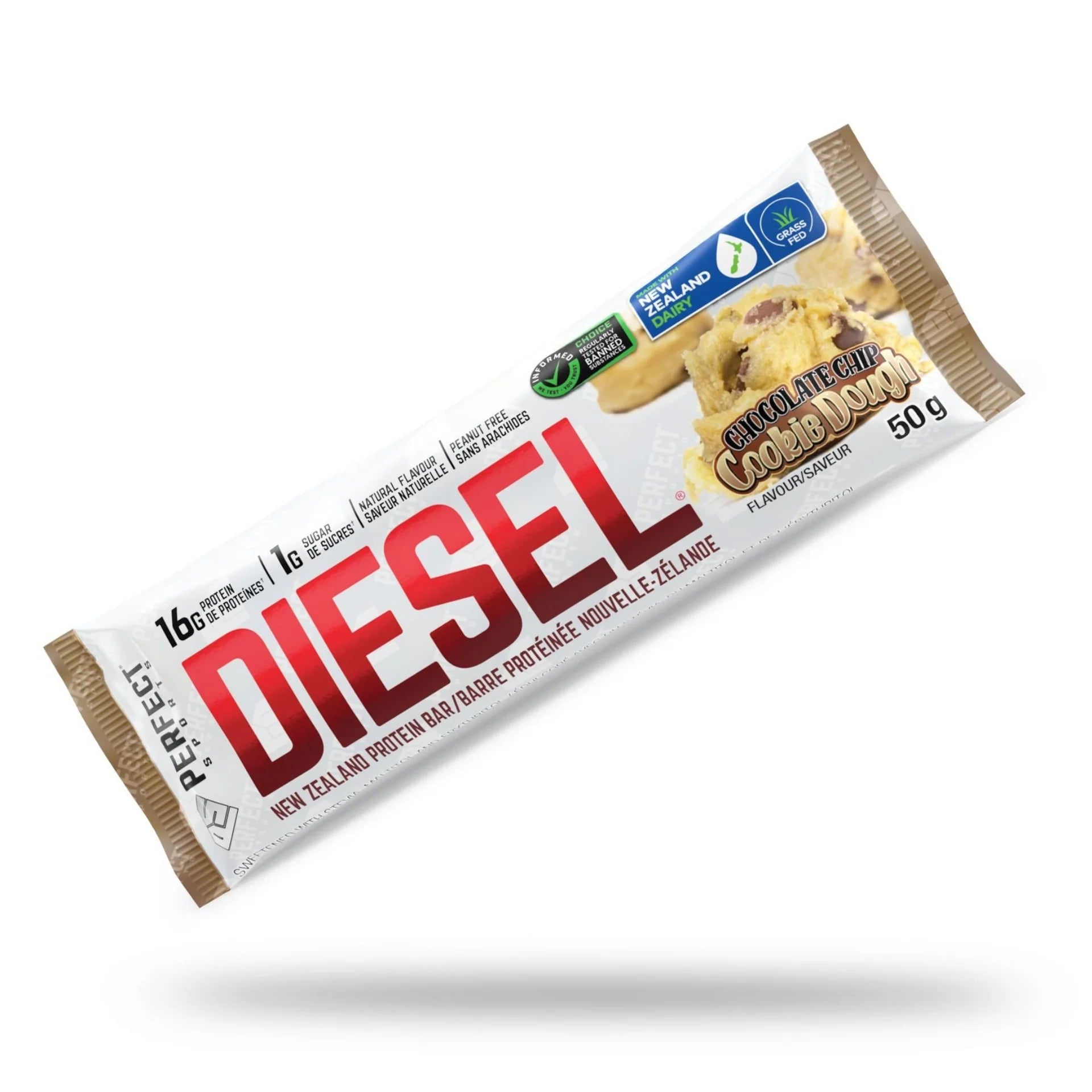 Perfect Sports Diesel New Zealand Protein Bar 50g