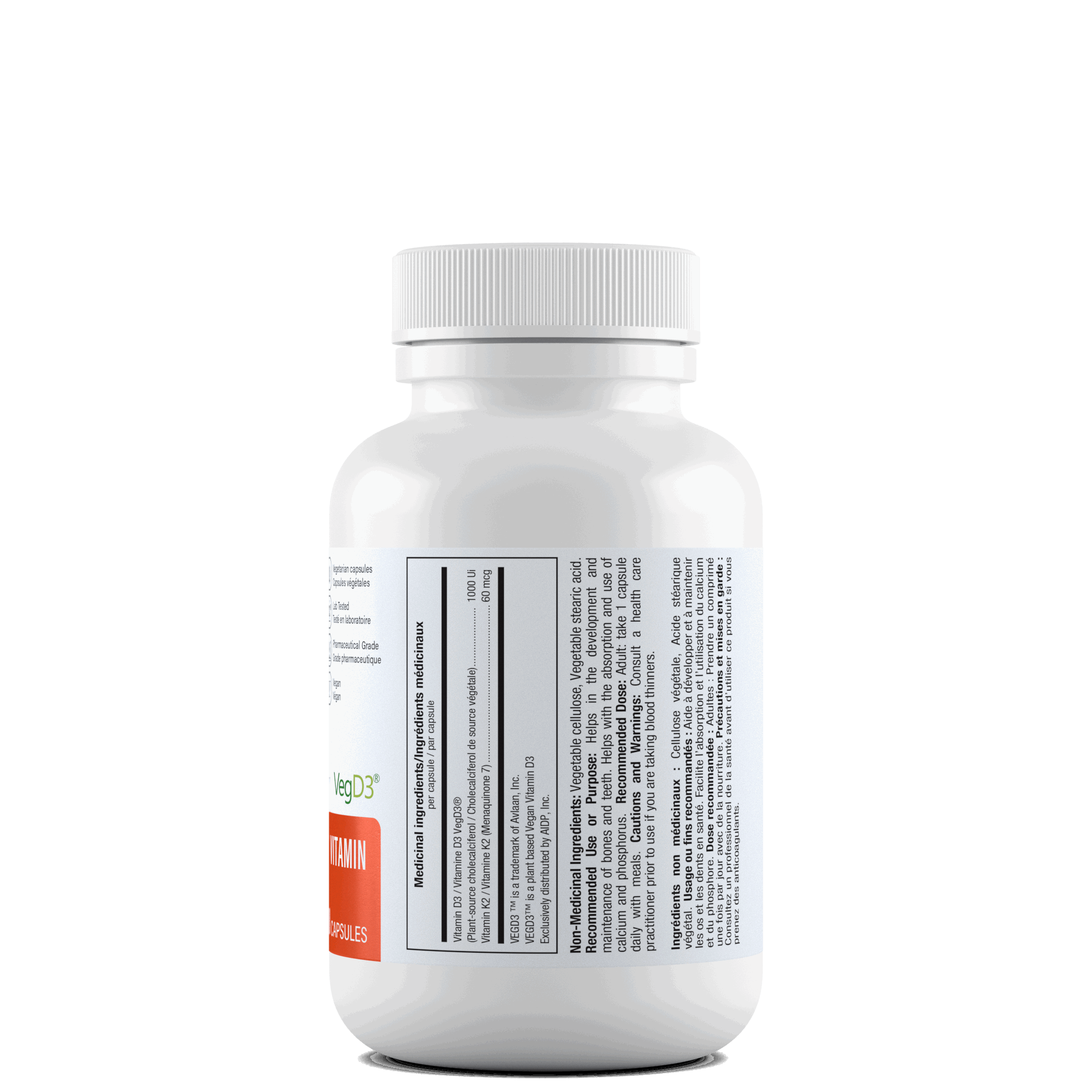 ATPLab Vitamine D3+K2 60 Capsules - 60 Servings