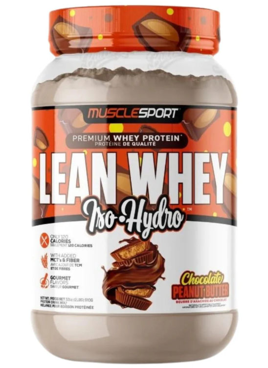 MuscleSport - Lean Whey Iso-Hyrdo Gourmet Protein 2LBS