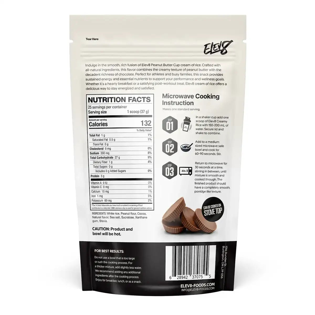 Elev8 Creamy Rice 875-925g