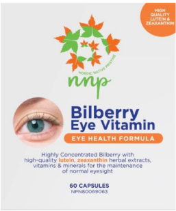 NNP Bilberry Eye Vitamin 60 Capsules