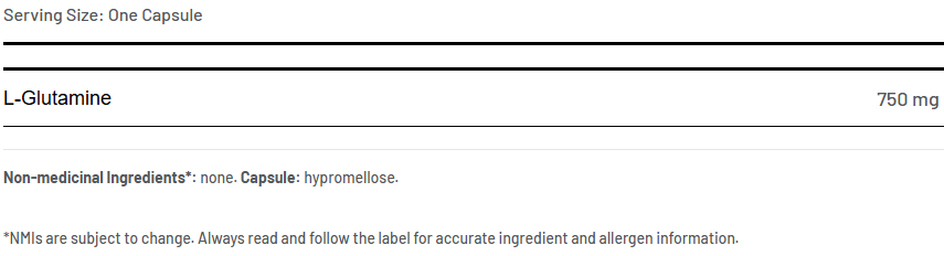 AOR L-Glutamine 120 Capsules