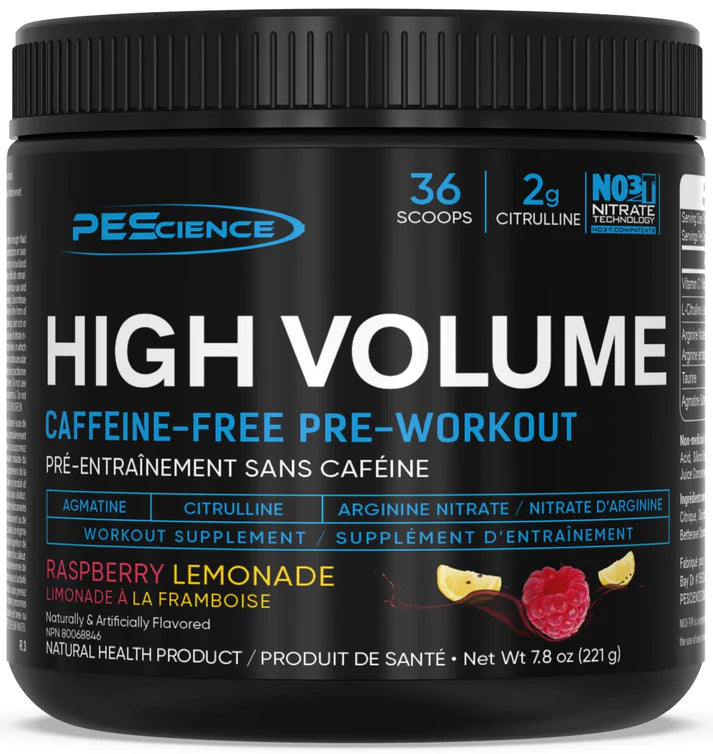 PEScience High Volume Pre-Workout (No Caffeine) 36 Servings