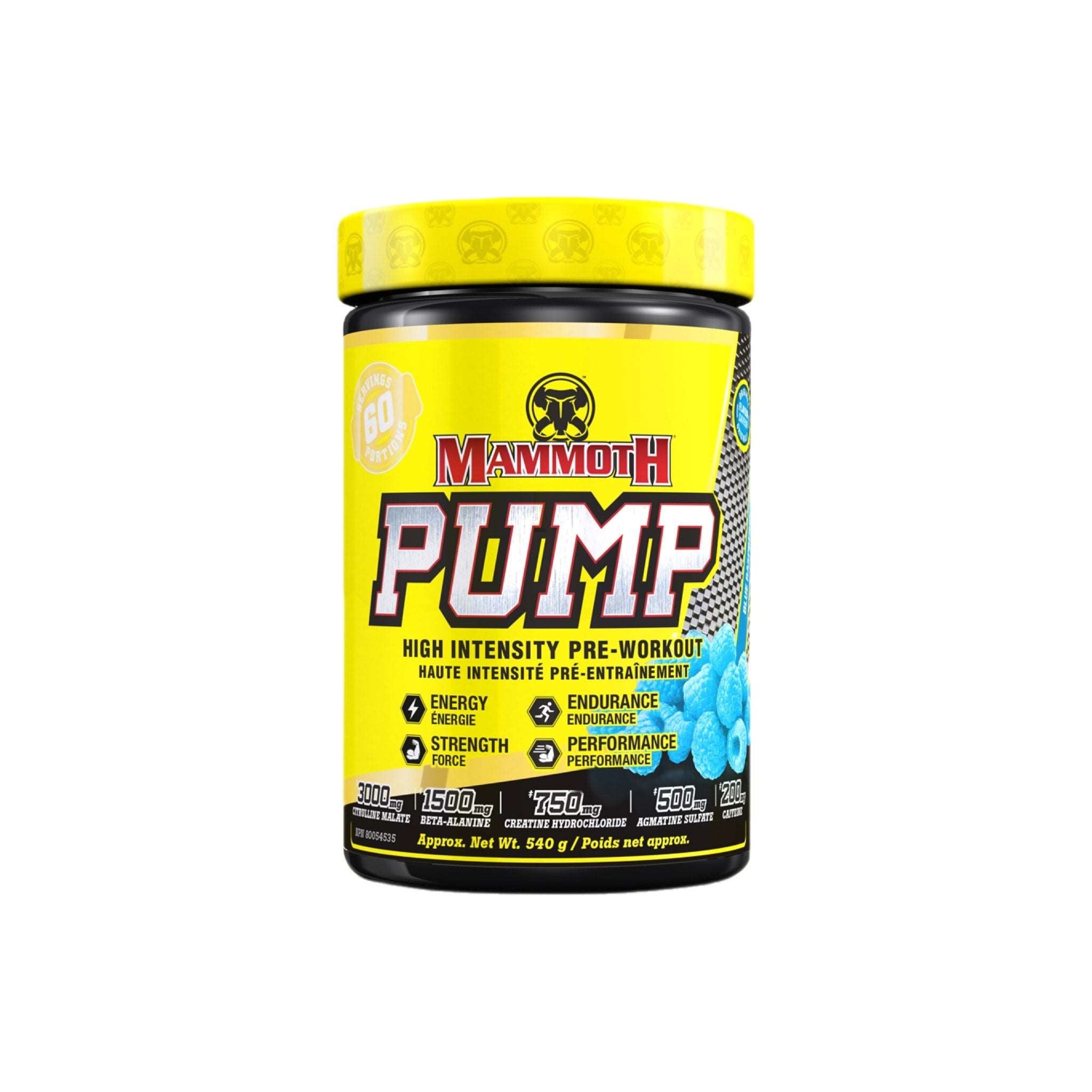 Mammoth Pump High Intensity Pre-Workout (Stim)