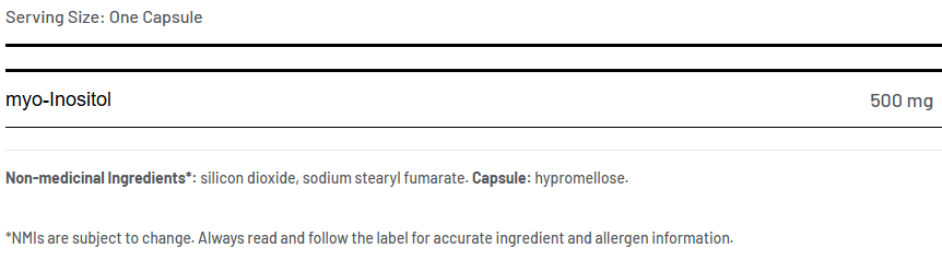 AOR Inositol Caps 90 Capsules