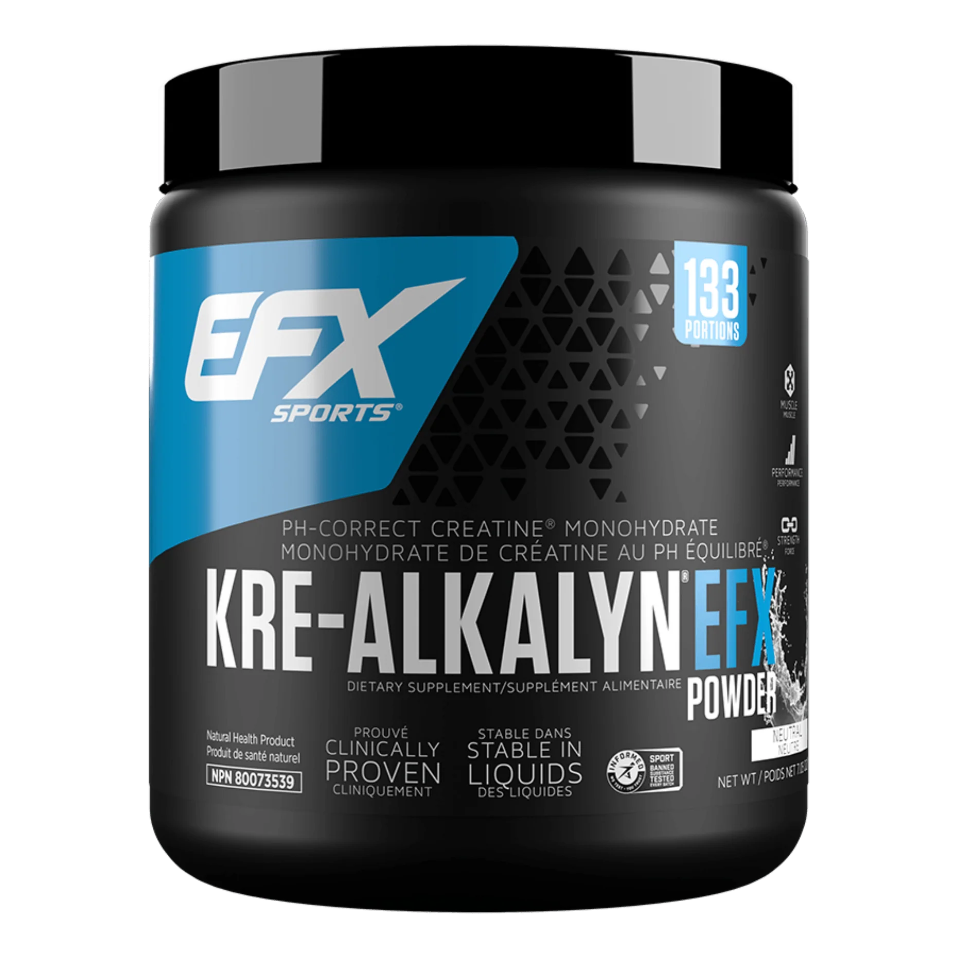 EFX Kre-Alkalyn EFX Powder & Capsules - 500g, 120, 180 vegan & 192 Capsules