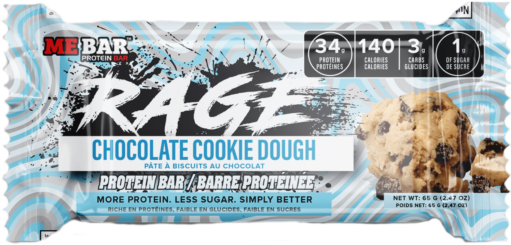 Me Bar Nutrition Rage Protein Bar