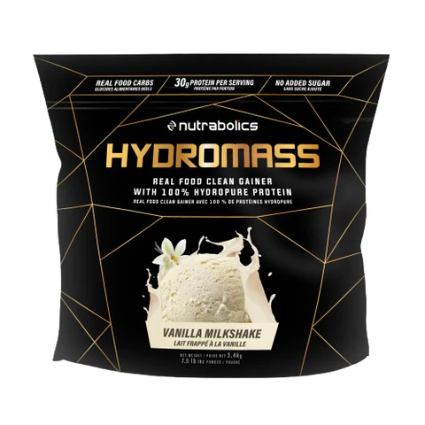 Nutrabolics Hydromass Real Food Clean Gainer 3LBS & 7.5LBS