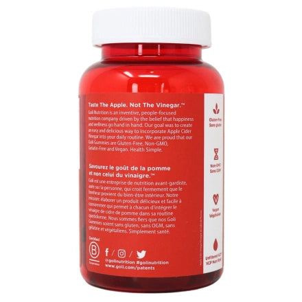 Goli Nutrition Apple Cider Vinegar Gummies 240g