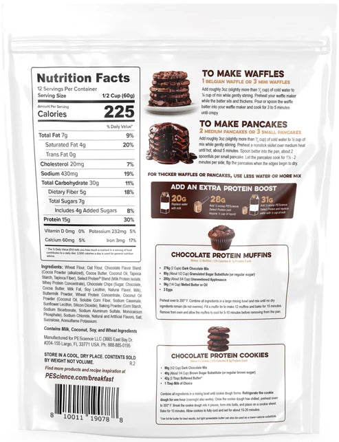 PEScience Protein Waffle & Pancake Mix 756g