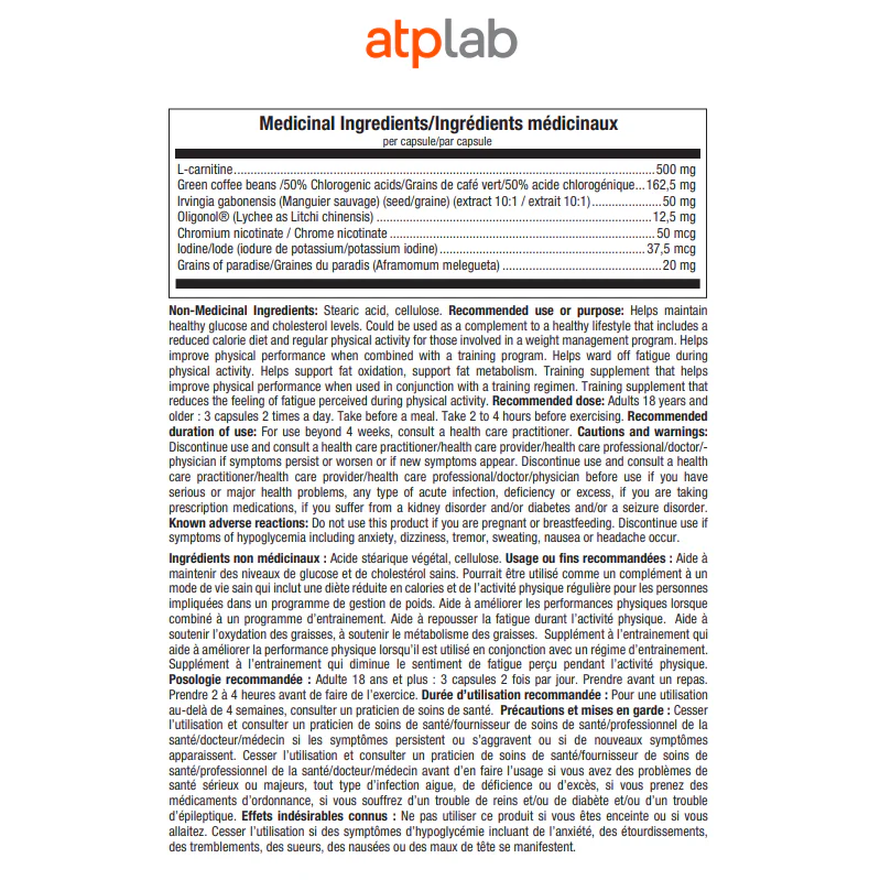 ATPLab SynerSlim 180 Capsules