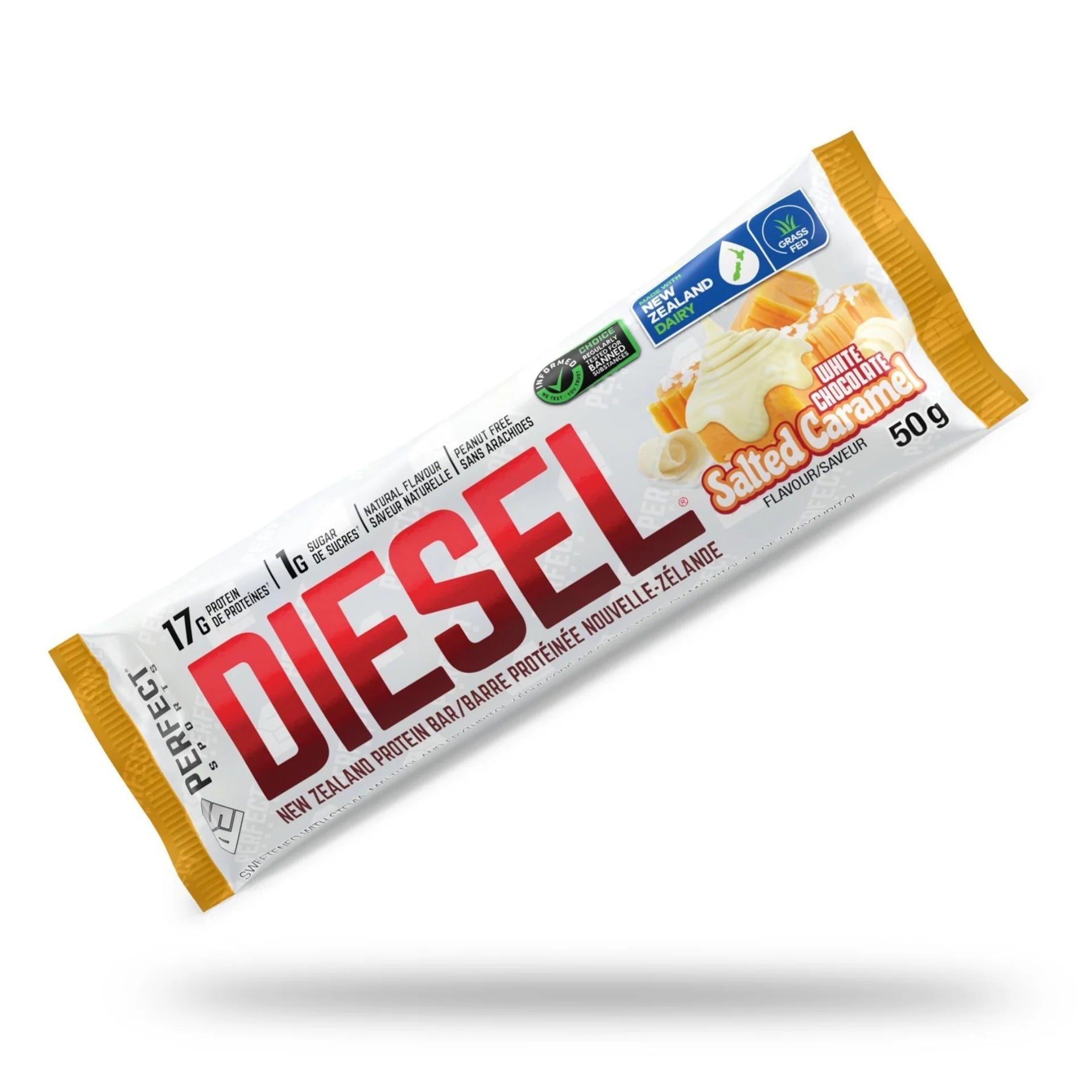 Perfect Sports Diesel New Zealand Protein Bar 50g