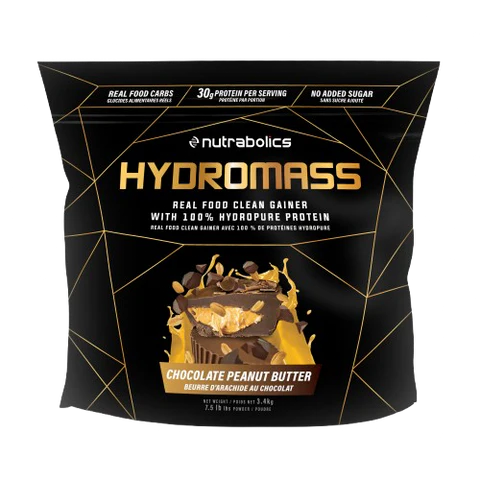 Nutrabolics Hydromass Real Food Clean Gainer 3LBS & 7.5LBS