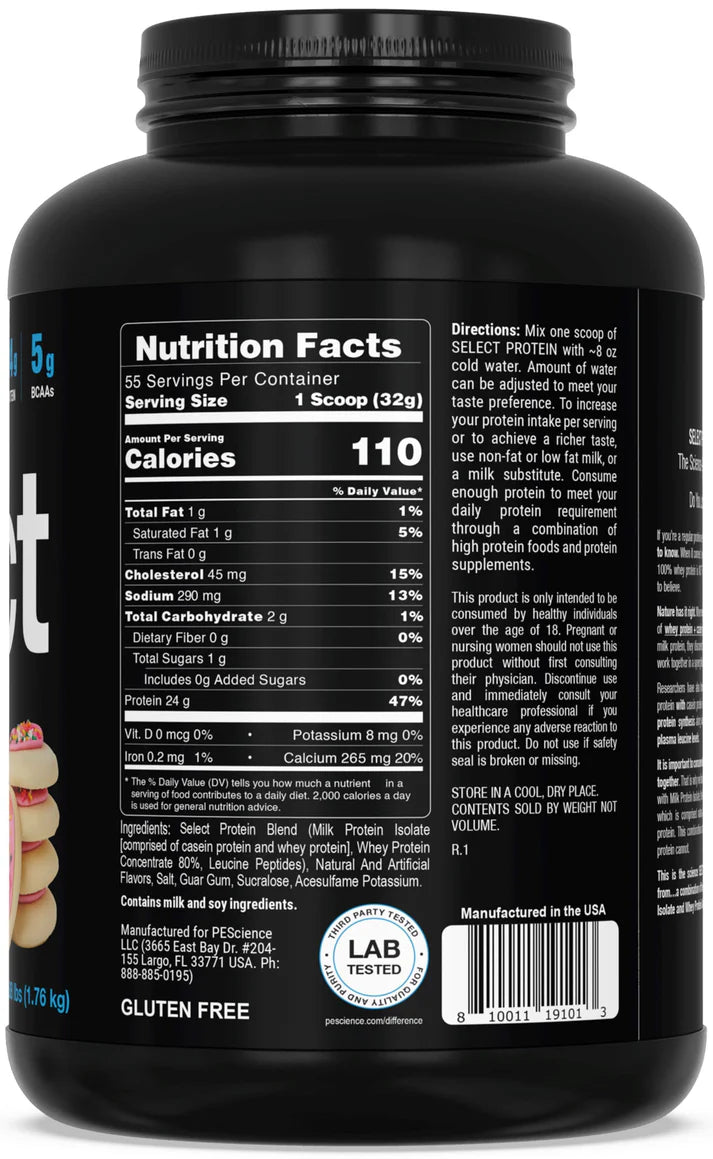 PEScience Select Protein 27 & 55 Servings