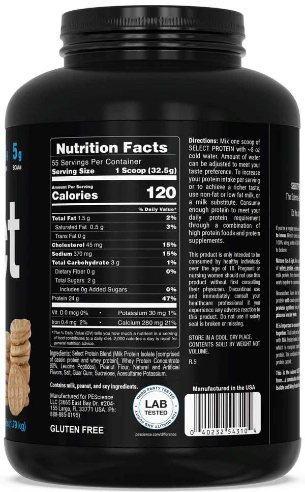 PEScience Select Protein 27 & 55 Servings