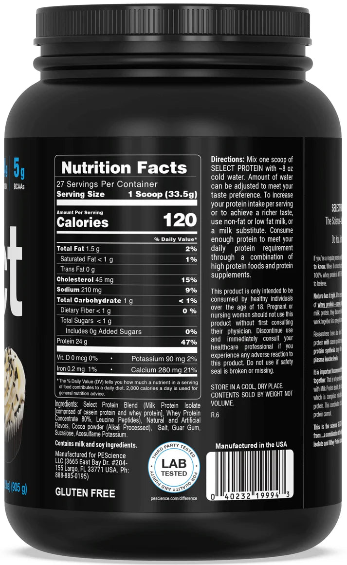 PEScience Select Protein 27 & 55 Servings