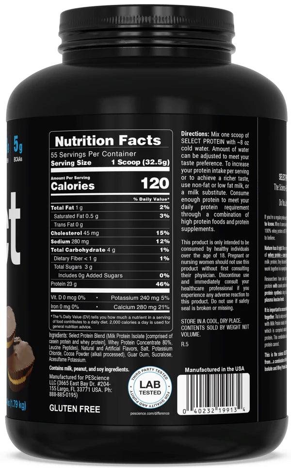 PEScience Select Protein 27 & 55 Servings