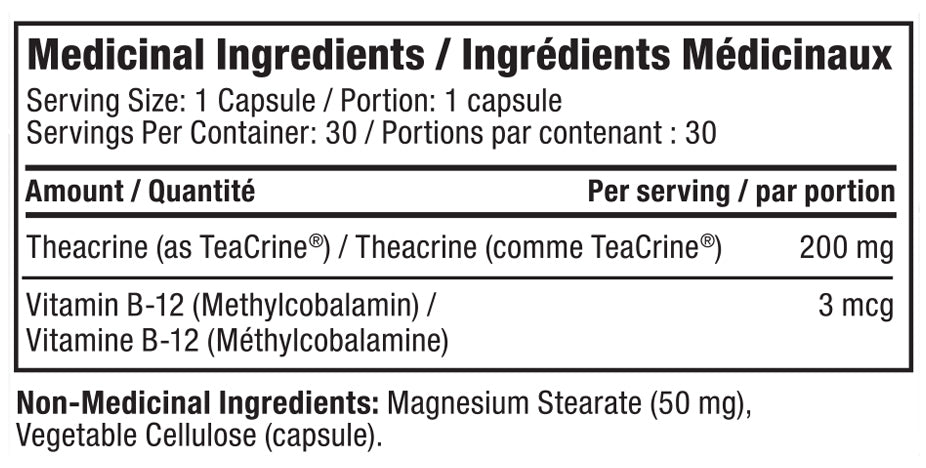 Proline Teacrine 30 Capsules