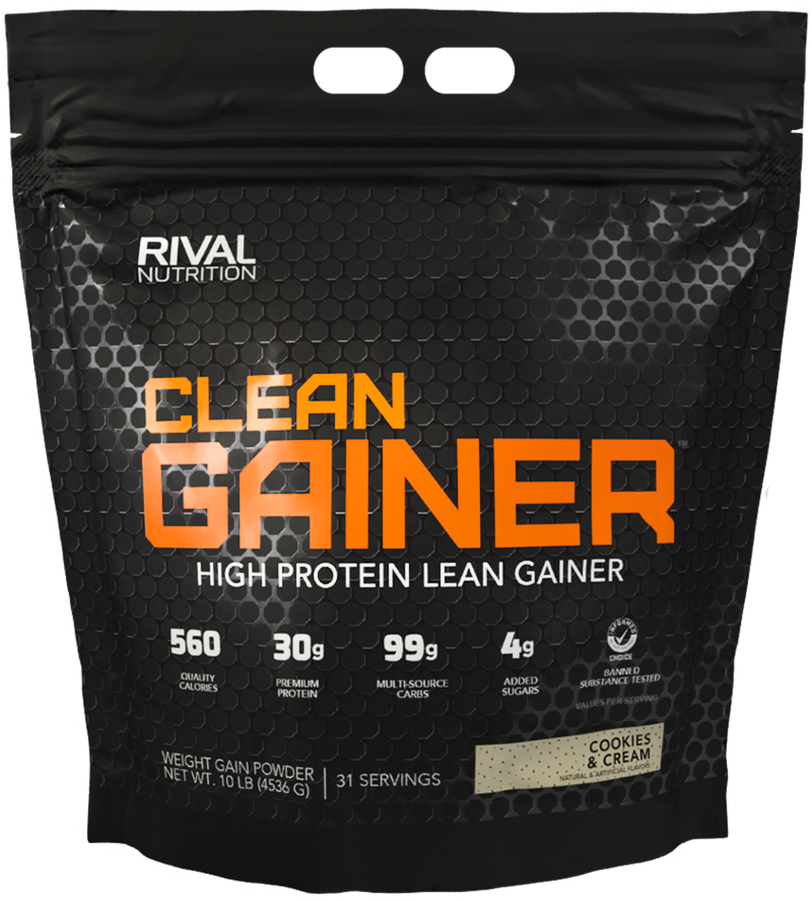 RIVAL Nutrition Clean Gainer 10LB