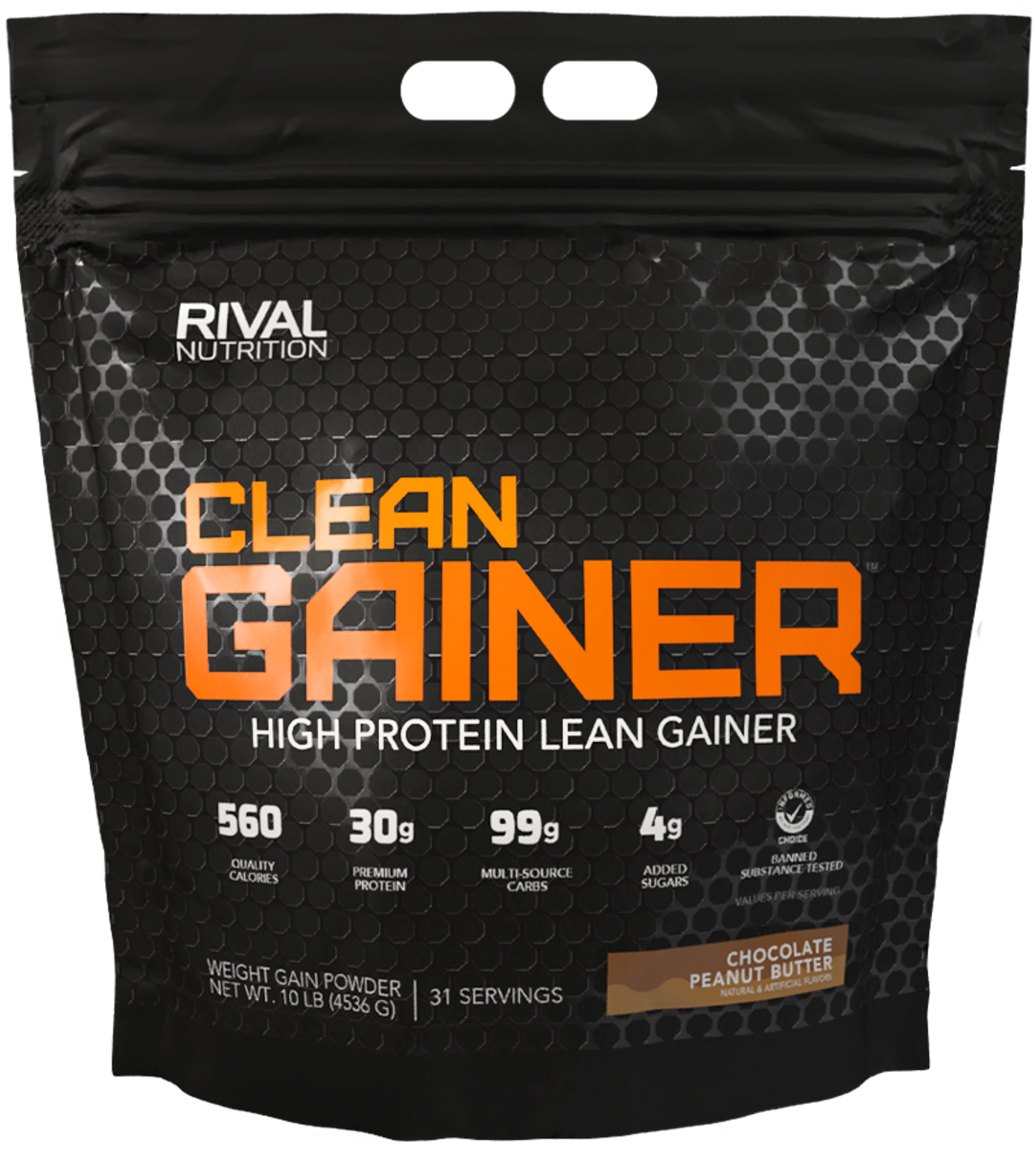 RIVAL Nutrition Clean Gainer 10LB