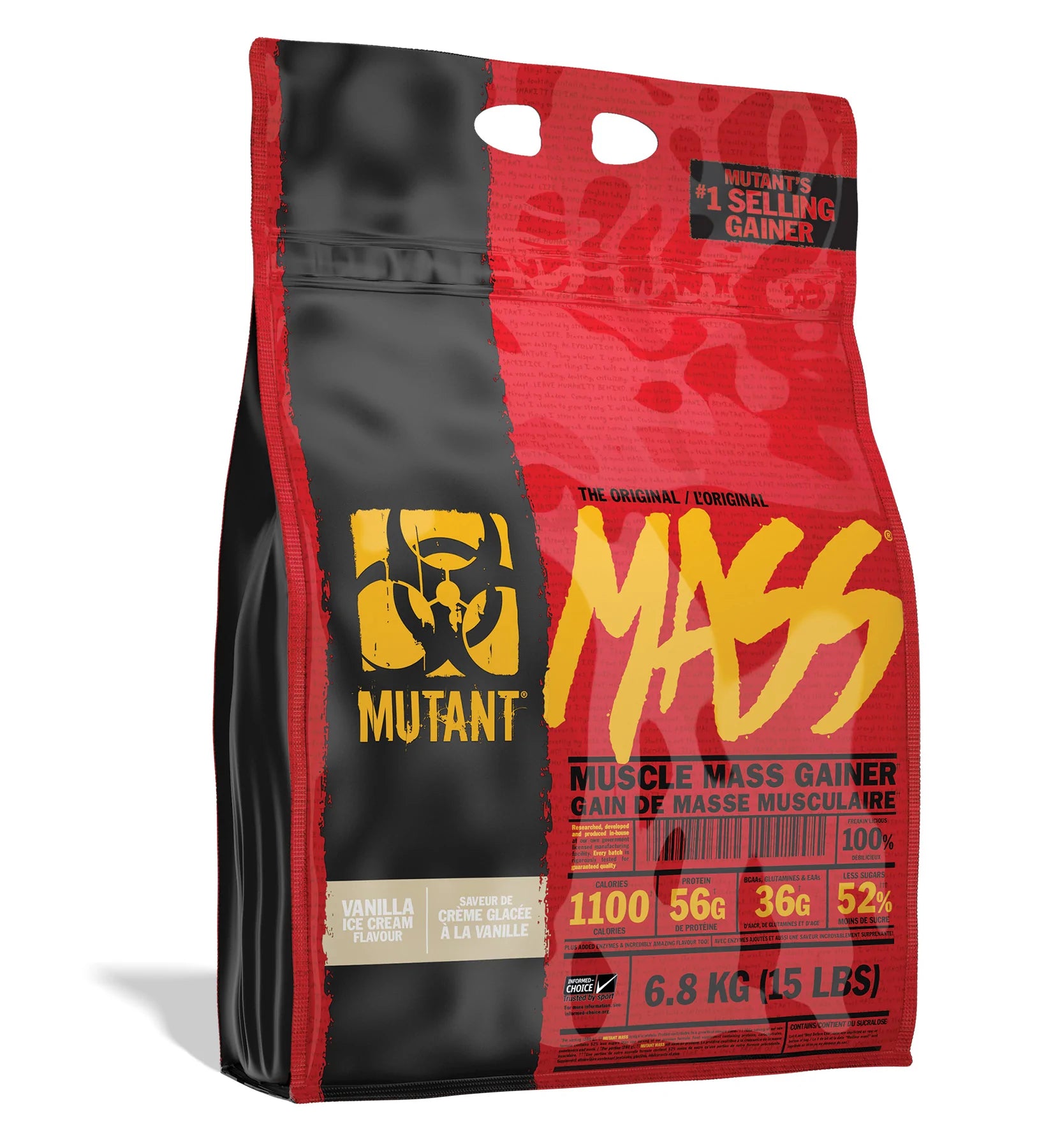 Mutant Muscle Mass Gainer 15LB