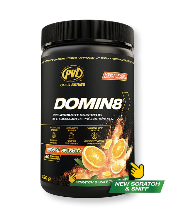 PVL Domin8 Pre-Workout 40 Servings
