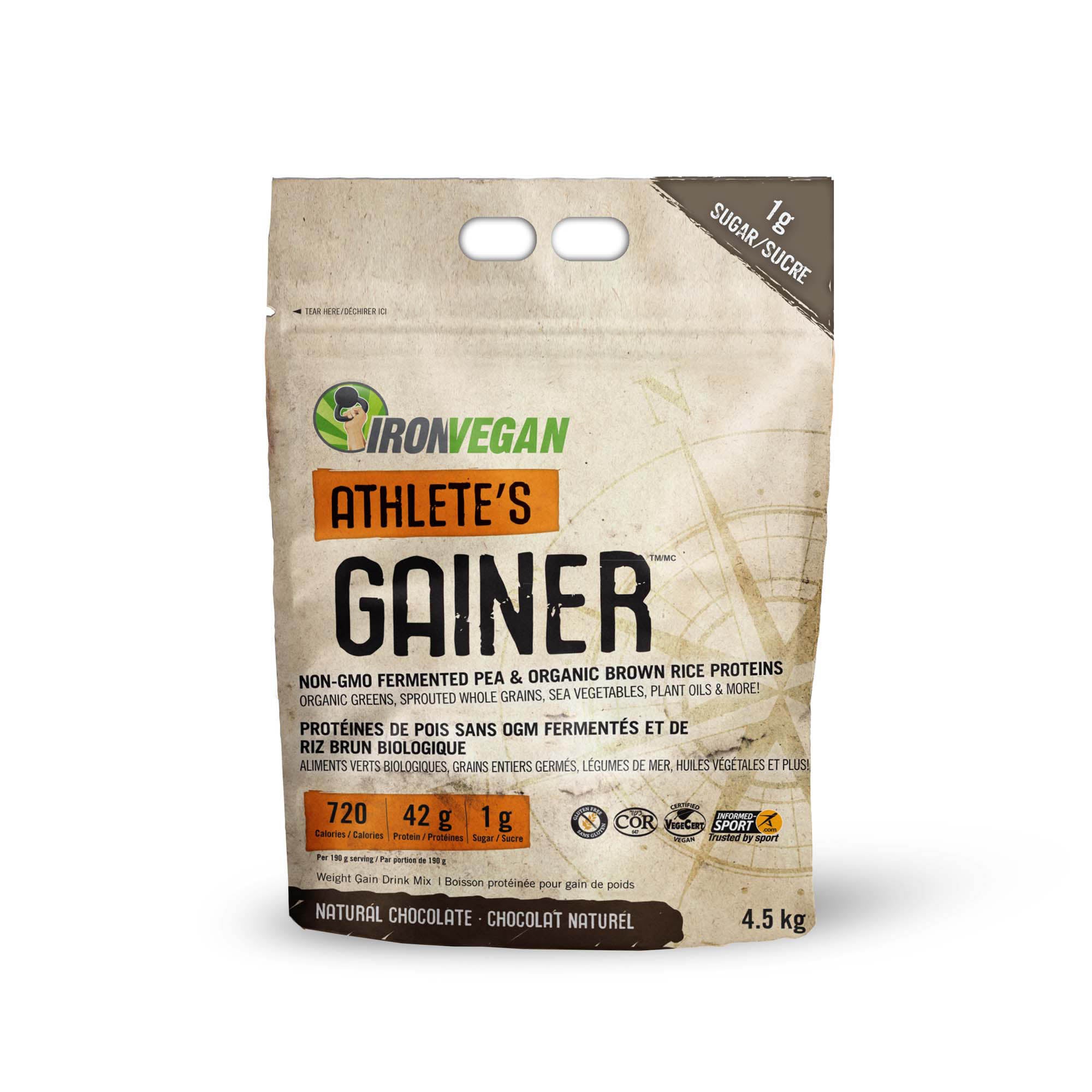 Iron Vegan Athlete's Gainer 2.5kg & 4.5kg