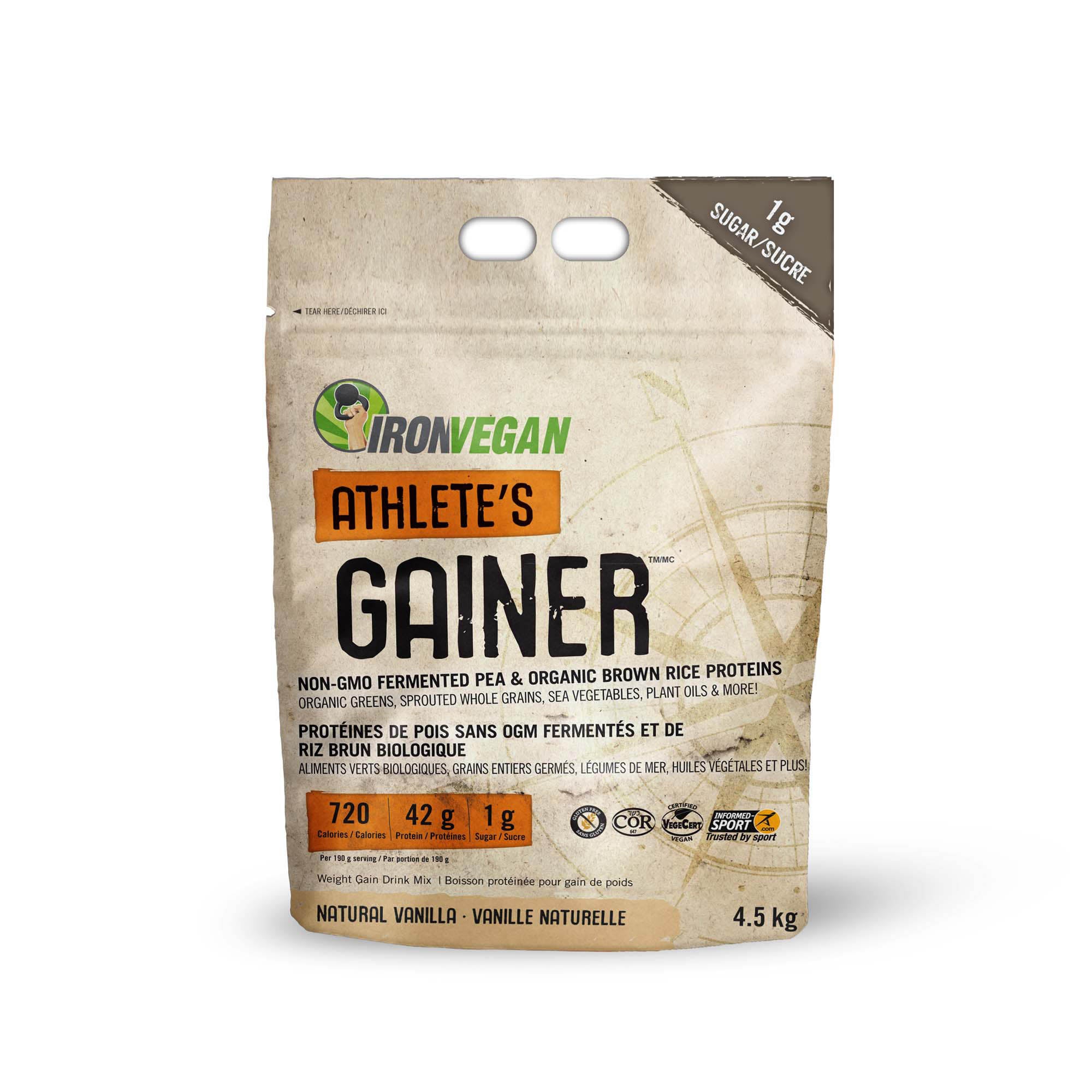 Iron Vegan Athlete's Gainer 2.5kg & 4.5kg