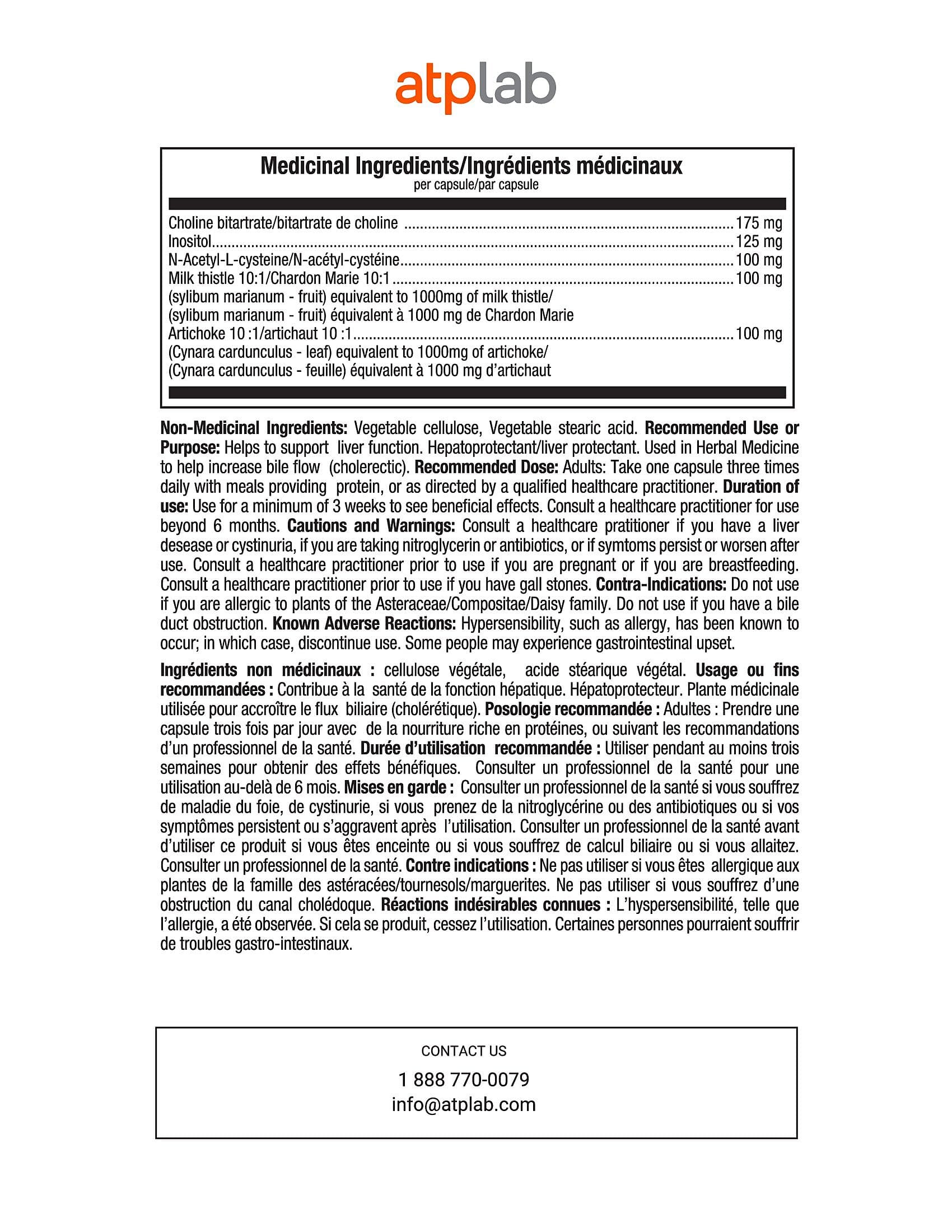 ATPLab Hepatik Defense 120 Capsules