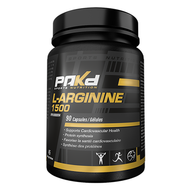 Pakd L-Arginine 1500 90 Capsules