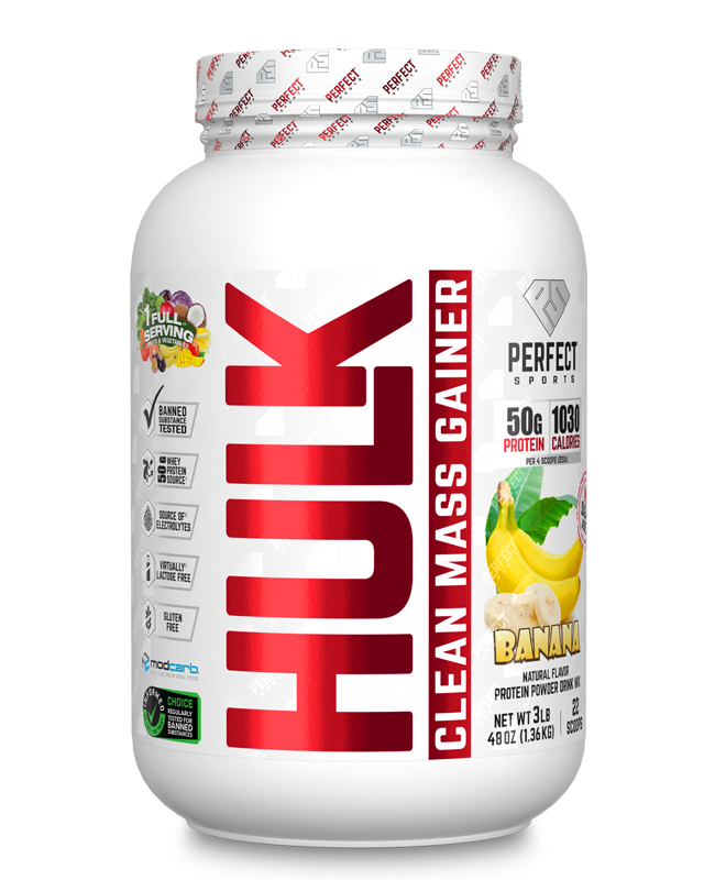 Perfect Sports Hulk Clean Mass Gainer 3LB & 10LB