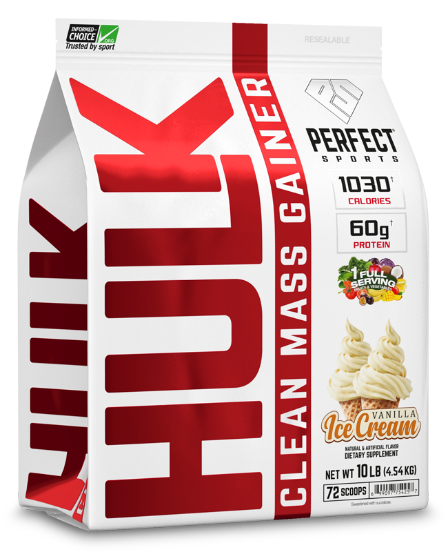Perfect Sports Hulk Clean Mass Gainer 3LB & 10LB
