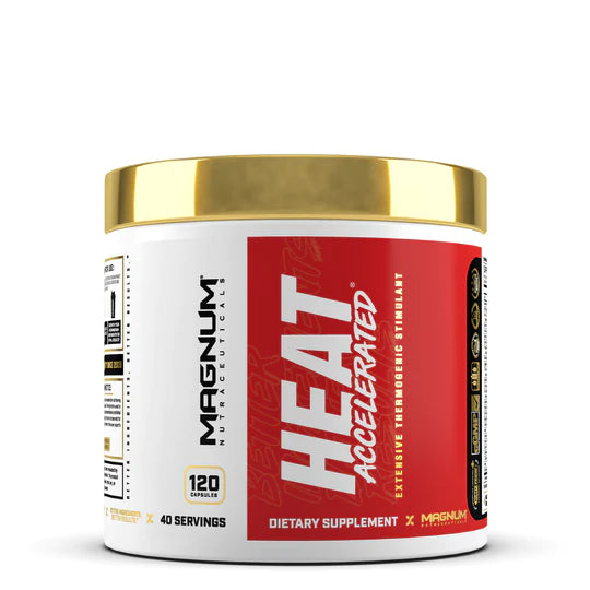 Magnum Heat Accelerated (Fat Burner With Caffeine) 120 Capsules